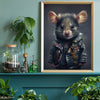 Mouse Punk Kids Animal Portrait Print