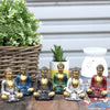 Set of 6 Mini Buddha - Assorted Colours in Gold or Silver