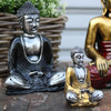 Set of 6 Mini Buddha - Assorted Colours in Gold or Silver