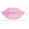 Pink Moulded Pout Lips Home Decor Sculpture 11"
