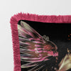 Luxury Fringed Velvet Fallen Angel Divine Femme Cushion 18"
