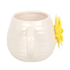 Hello Sunshine Rounded Mug with 3D Sunflower