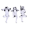 Three Wise Sitting Stormtroopers 11cm