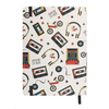 Retro 80s Print A5 Notebook