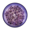 7 Chakra Candle Pots with Crystal Chips