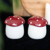 Mushroom Shape Salt and Pepper Ceramic Shakers