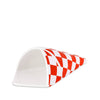 Classic Retro Chip Cone Chequered Wall Vase