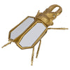 Gold Scarab Beetle Ornament