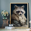 Raccoon Animal Portrait Print