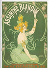 Absinthe Blanoui Vintage Style Poster A3