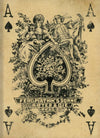 Ace of Spades Vintage Playing Card Art Print Poster