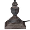 Antique Style Grey Washed Wood Incia Table Lamps in 4 Styles