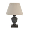 Antique Style Grey Washed Wood Incia Table Lamps in 4 Styles