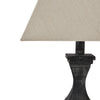Antique Style Grey Washed Wood Incia Table Lamps in 4 Styles
