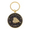 Spinning Talking Board Planchette Gold & Black Keyring