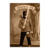 Batman With Light Saber At Hogwarts Funny Fridge Magnet
