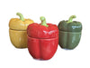 Bell Pepper Shape Scented Candle Pot with Lid 11 cm