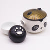 Kung Fu Panda Infuser Teapot Set With Two Cups & Orange Travel Case