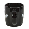 Dark Forest Bumble Bee & Moon Black Mug