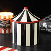 Carnival Black Striped Circus Tent Oil Burner
