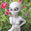 Flirty' 10” H Female Alien Blowing Kiss Shelf Sitter