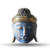 Buddha Head Wall Plaques - Red/Blue/Green