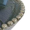 Large Green Mediterranean Reactive Glaze Ceramic Bowl