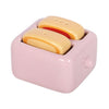 Kawaii Toast in Toaster Ceramic Salt and Pepper Shakers