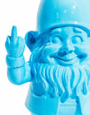 Medium Blue Naughty Gnome Middle Finger Figure