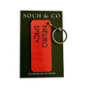 Neuro Spicy Red Metal Keyring