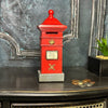 Vintage Retro British Post Box Ornamental Money Box