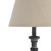 Antique Style Grey Washed Wood Incia Table Lamps in 4 Styles