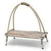Coconut Leaf Arched Tea Display Stands in Whitewash or Natural
