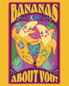 Bananas About You Greeting Card