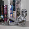 Sexy Lying Male Alien Indoor or Outdoor Statue 10”