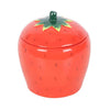 Strawberry Shaped Candle Pot with Lid