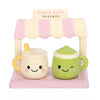 Kawaii Latte Smiley Face Salt and Pepper Shakers