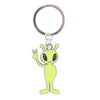 Glow in the Dark Fun Alien Keyring