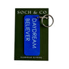 Daydream Believer Royal Blue Metal Keyring