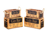 Gin Bar Wooden Crates in 2 Sizes
