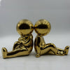 Gold Jelly Babies Bookends