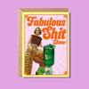 Fabulous Shit Show Retro Greeting Card