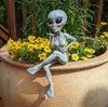 Flirty' 10” H Female Alien Blowing Kiss Shelf Sitter