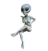 Flirty' 10” H Female Alien Blowing Kiss Shelf Sitter
