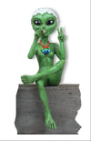“Hippie and Stoner” Alien Shelf Sitter Statues 10"