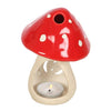 Red & White Mushroom Shape Tealight Candle Holder