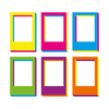 Colourful Photo Frame Fridge Magnets perfect for Instax Pack of 6