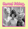 Casual Friday Retro Greetings Card