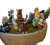 Mini Plant Pot Pals Yoga Cats Figurines