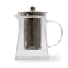 Large Glass Infuser Teapots with Stainless Steel - Round or Tower